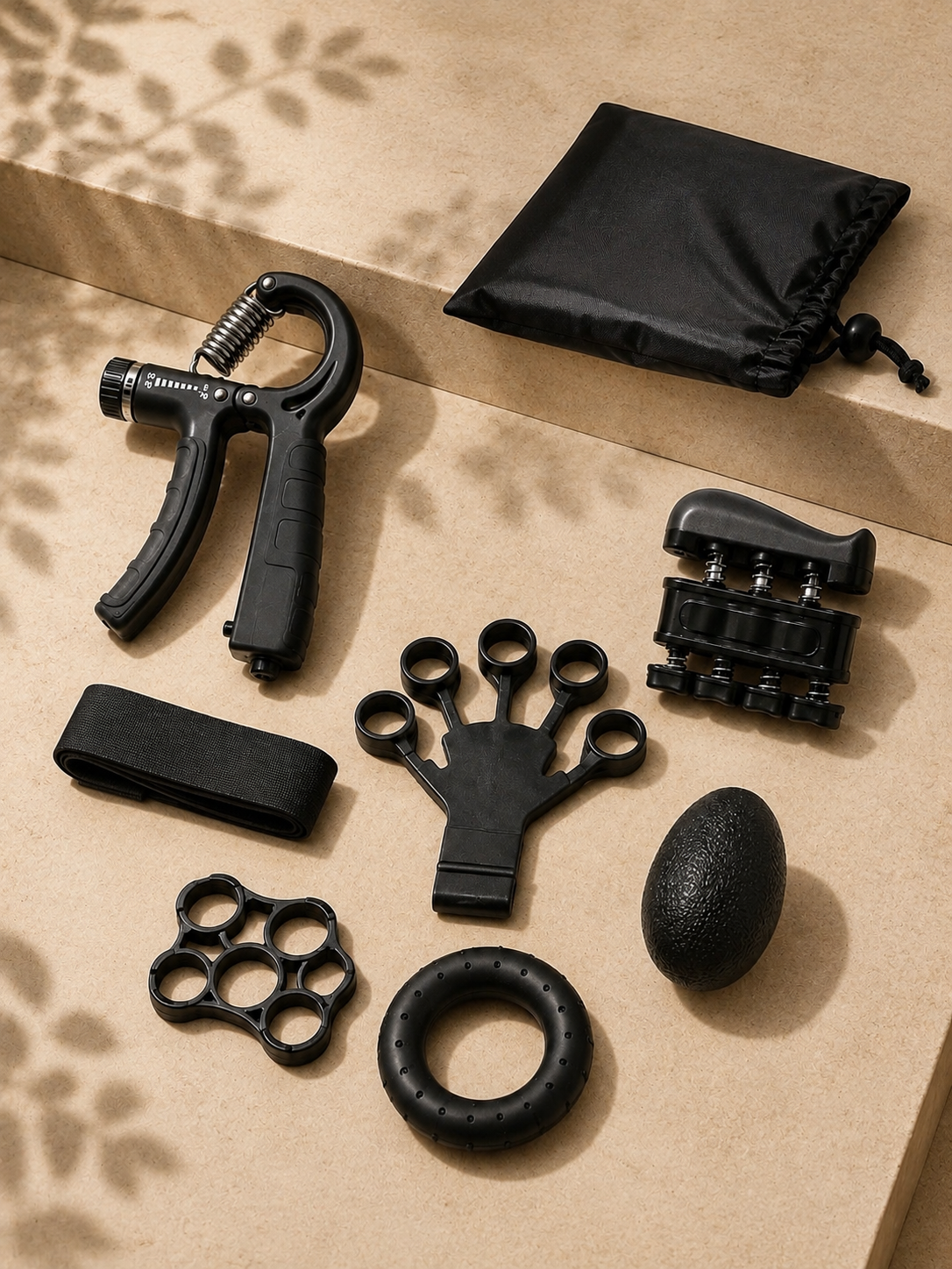 KIT DE FORTALECIMIENTO DE AGARRE 7 EN 1